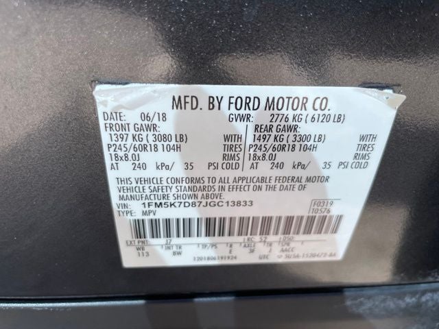 2018 Ford Explorer XLT