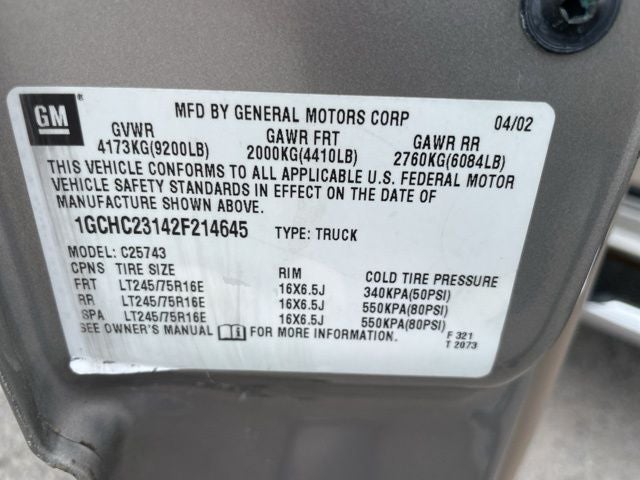 2002 Chevrolet Silverado 2500HD LS